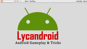 What Lycandroid.com website looked like in 2015 (9 years ago)