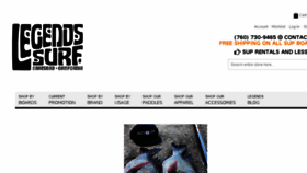 What Legendssup.com website looked like in 2015 (9 years ago)