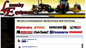 What Lazenbyequipment.com website looked like in 2015 (9 years ago)