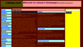 What Lubnaa.com website looked like in 2015 (9 years ago)