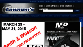 What Lawmens.com website looked like in 2015 (9 years ago)