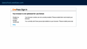 What Lawschool.westlaw.com website looked like in 2015 (9 years ago)