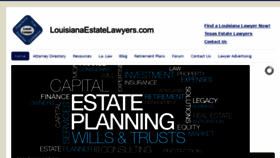 What Louisianaestatelawyers.com website looked like in 2015 (9 years ago)