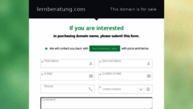 What Lernberatung.com website looked like in 2015 (9 years ago)