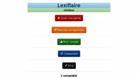 What Lexiflaire.fr website looked like in 2015 (9 years ago)