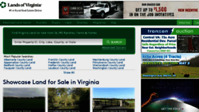What Landsofvirginia.com website looked like in 2015 (9 years ago)