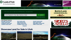 What Landsofutah.com website looked like in 2015 (9 years ago)