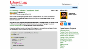 What Letsgetdugg.com website looked like in 2015 (9 years ago)