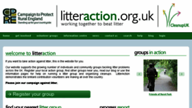 What Litteraction.org.uk website looked like in 2015 (9 years ago)