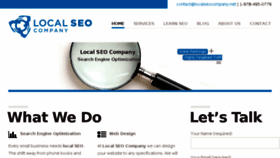 What Localseocompany.net website looked like in 2015 (9 years ago)