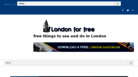 What Londonforfree.net website looked like in 2015 (9 years ago)