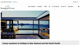 What Luxuryadventures.co.nz website looked like in 2015 (9 years ago)
