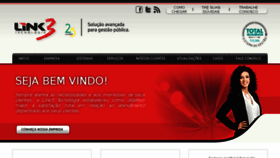 What Link3.com.br website looked like in 2015 (9 years ago)