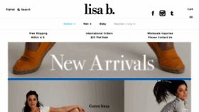 What Lisab.com website looked like in 2015 (8 years ago)
