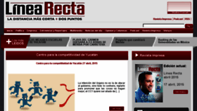 What Linearecta.com.mx website looked like in 2015 (9 years ago)