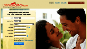 What Latinromantico.com website looked like in 2015 (9 years ago)