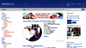What Lossless.cd website looked like in 2015 (10 years ago)