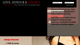 What Lovehonouranddisobey.com website looked like in 2015 (9 years ago)
