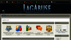 What Lagabuse.com website looked like in 2015 (8 years ago)