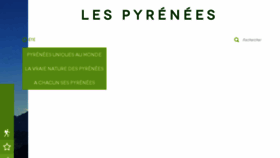 What Lespyrenees.net website looked like in 2015 (9 years ago)
