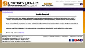 What Libproxy.albany.edu website looked like in 2015 (9 years ago)