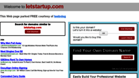 What Letstartup.com website looked like in 2015 (9 years ago)