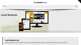 What Launchinglocal.com website looked like in 2015 (8 years ago)