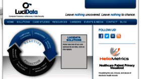 What Lucidatainc.com website looked like in 2015 (8 years ago)