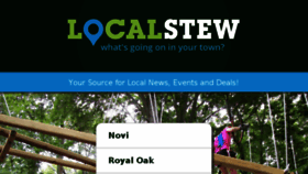 What Localstew.com website looked like in 2015 (8 years ago)
