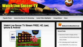 What Livesoccersecret.com website looked like in 2015 (8 years ago)