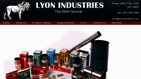 What Lyonindustries.com website looked like in 2015 (8 years ago)