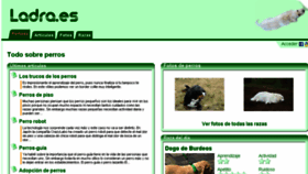What Ladra.es website looked like in 2015 (8 years ago)