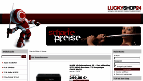 What Luckyshop24.de website looked like in 2015 (8 years ago)
