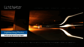 What Lichtfaktor.eu website looked like in 2015 (8 years ago)