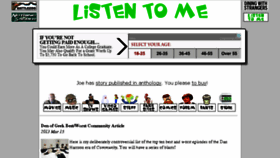 What Listentome.net website looked like in 2015 (8 years ago)