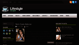 What Lifestylescape.com website looked like in 2015 (8 years ago)