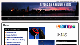 What Livinginlondonguide.com website looked like in 2015 (8 years ago)