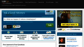 What Lawqa.com website looked like in 2015 (8 years ago)