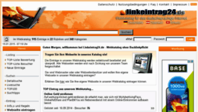What Linkeintrag24.de website looked like in 2015 (8 years ago)