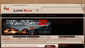 What Latestmoviez.com website looked like in 2011 (13 years ago)