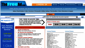 What London-uk.thefreead.com website looked like in 2015 (8 years ago)