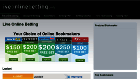 What Liveonlinebetting.info website looked like in 2015 (8 years ago)