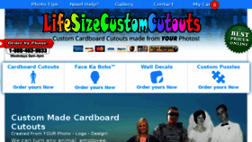 What Lifesizecustomcutouts.com website looked like in 2015 (8 years ago)
