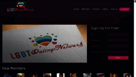 What Lgbtdatingnetwork.com website looked like in 2015 (8 years ago)