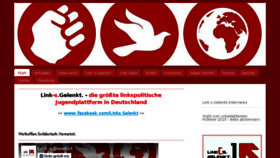 What Links-gelenkt.de website looked like in 2015 (8 years ago)