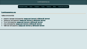 What Lentoasema.eu website looked like in 2015 (8 years ago)