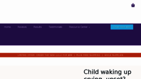 What Lullysleep.com website looked like in 2015 (8 years ago)