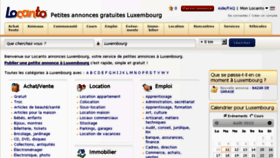 What Luxembourg.locanto.lu website looked like in 2015 (8 years ago)