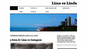 What Limaeslinda.com website looked like in 2015 (8 years ago)