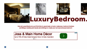 What Luxurybedroom.co.uk website looked like in 2015 (8 years ago)